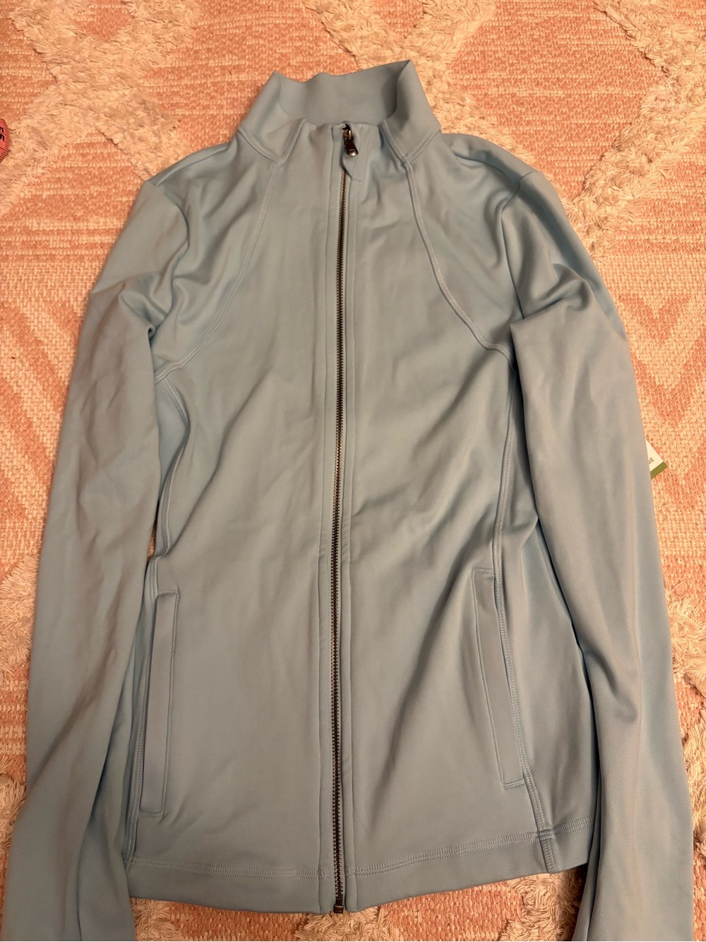 Gilly Hicks Light Blue Full-Zip Jacket